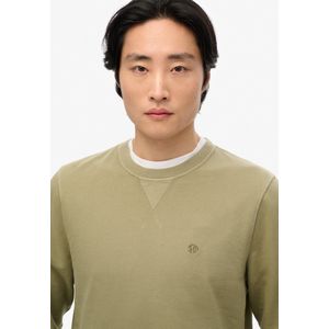 Superdry - Classic Essential Sweatshirt - Blauw - 100% Biologisch Katoen