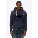 Superdry - VL Tonal Relaxed Fit Hoodie - Groen - Katoen