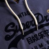 Superdry - VL Tonal Relaxed Fit Hoodie - Groen - Katoen