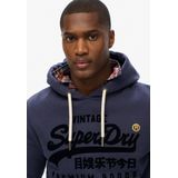 Superdry - VL Tonal Relaxed Fit Hoodie - Groen - Katoen