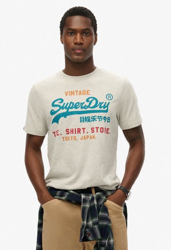 Superdry - Cali - T-shirt - Zwart - Katoen