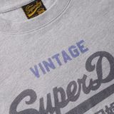 Superdry - Vintage Logo Heritage T-Shirt - Zwart - Katoen/Gerecycled Polyester