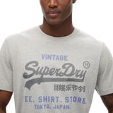 Superdry - Vintage Logo Heritage T-Shirt - Zwart - Katoen/Gerecycled Polyester