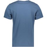 Superdry - Casual T-shirt - Blauw - 100% Organisch Katoen