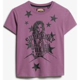 Superdry - Pop Archive Super - T-shirt - Dames - Slim Fit