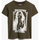 Superdry - Pop Archive Super T-shirt - Dames - Slimfit - Korte Mouwen