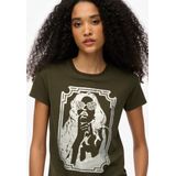 Superdry - Pop Archive Super T-shirt - Dames - Slimfit - Korte Mouwen