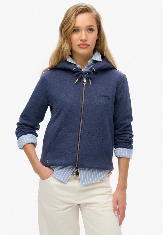 SUPERDRY - Essential Logo - Sweatshirt - Zwart - Katoen