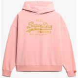 Superdry - Vintage Logo Rhinestone Hoodie - Relaxte Pasvorm