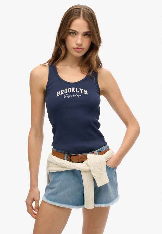 Superdry - Athletic Ess Graphic - Mouwloos T-shirt