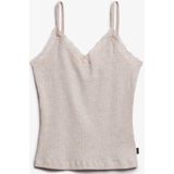 Superdry - Essential - Korte Top - V-hals - Met Kanten Rand