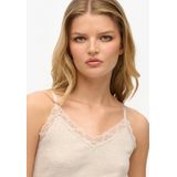 Superdry - Essential - Korte Top - V-hals - Met Kanten Rand