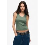 Superdry - Vintage - Tanktop - Slim Fit - Mouwloos - Met Kanten Rand