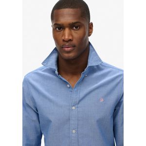 Superdry - Classic Oxford Overhemd - Blauw - Katoen