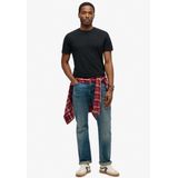 Superdry - Classic Essential T-shirt - Korte Mouwen - Zwart - Katoen