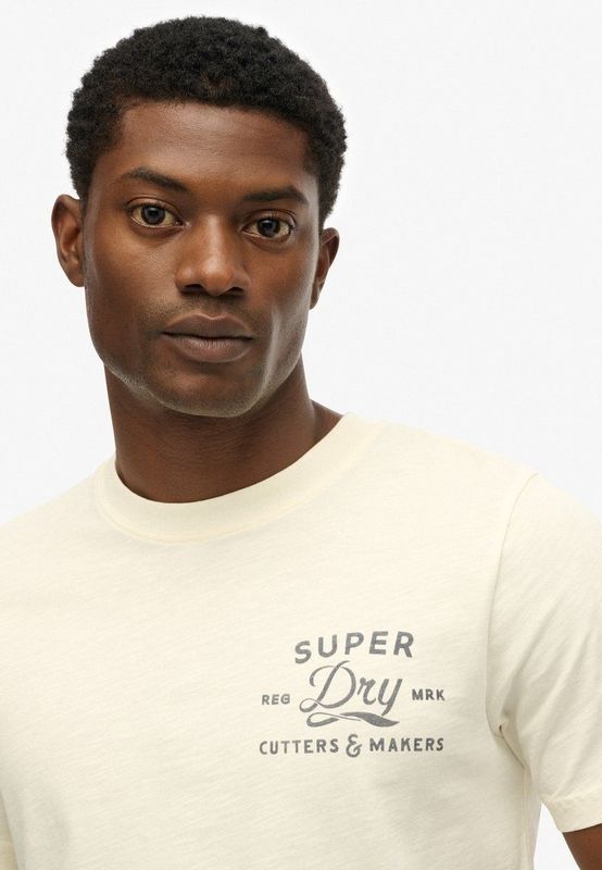 Superdry - Cutters And Makers - T-shirt - Relaxed Fit - Korte Mouwen