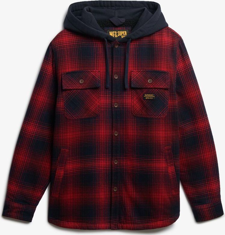 Superdry - Surplus Hooded Check Shirt - Overhemd