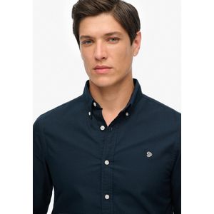Superdry - Classic Oxford Shirt - Blauw - Katoen