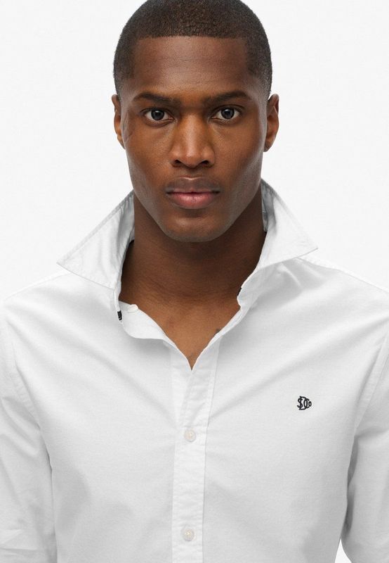 Superdry - Essentials Oxford - Overhemd - Lange Mouwen