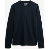 Superdry - Classic Essential Grandad - T-shirt - Lange Mouwen