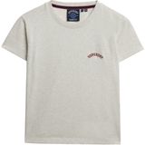 Superdry Shirt 'Essential'  ecru / bordeaux