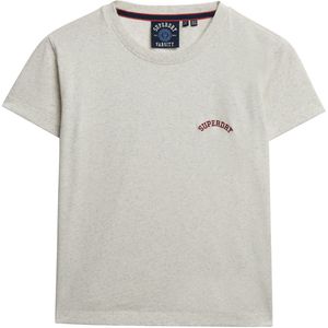 Superdry Shirt 'Essential'  ecru / bordeaux