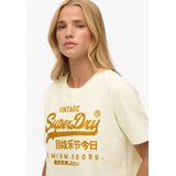 Superdry - Embellished Vl Relaxed Fit T-shirt - Korte Mouwen