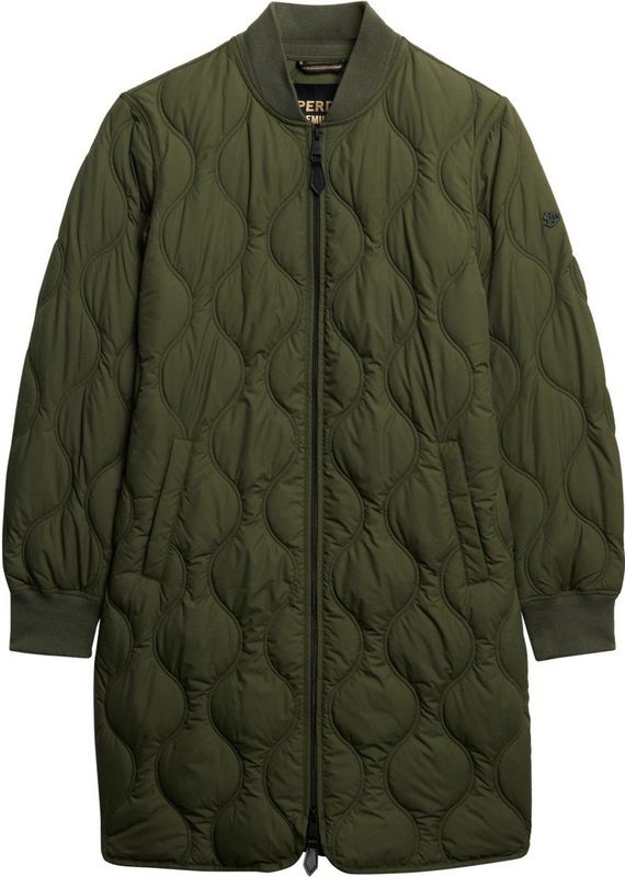Superdry - Long Liner - Gewatteerde Jas - Lange Lengte