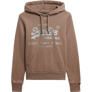 Superdry Hoodie Vintage  Taupe dames