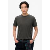 Superdry - Classic Essential Tee - T-shirt - Washed Jet Black - 100% Organisch Katoen