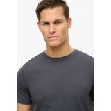 Superdry - Classic Essential - T-shirt - Zwart - 100% Katoen