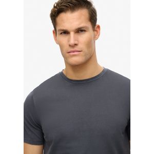 Superdry - Classic Essential - T-shirt - Zwart - 100% Katoen