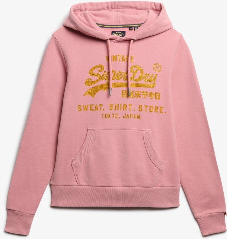 Superdry - Embellished Vl Relaxed Fit Hoodie - Sweater