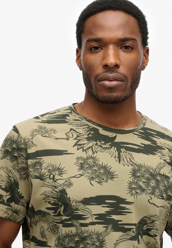 Superdry - Classic Essential T-Shirt - All-over Print - Katoen