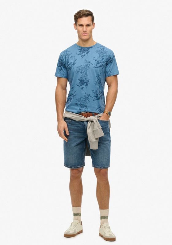 Superdry - Classic Essential T-Shirt - Zwart - 100% Katoen