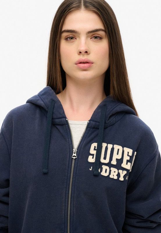 Superdry - Vintage Athletic - Sweatshirt - Met Rits
