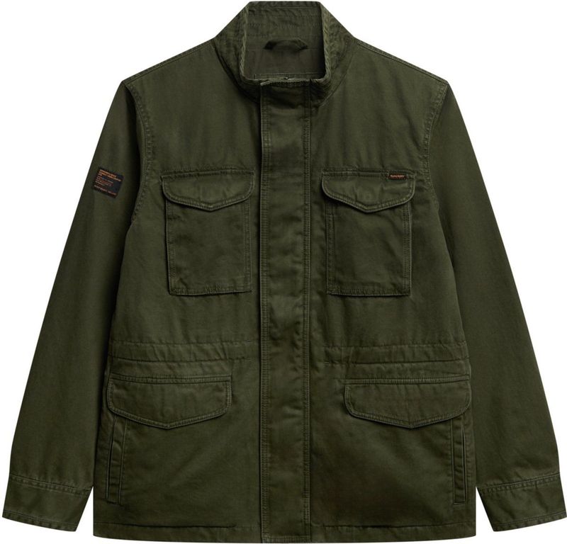 Superdry - M65 Military - Jas - Groen - Casual - Katoen