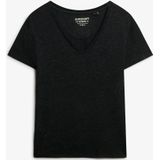 Superdry - Studios Slub T-shirt - Dames - Geborduurd - Relaxed Pasvorm