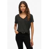 Superdry - Studios Slub T-shirt - Dames - Geborduurd - Relaxed Pasvorm