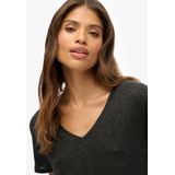 Superdry - Studios Slub T-shirt - Dames - Geborduurd - Relaxed Pasvorm