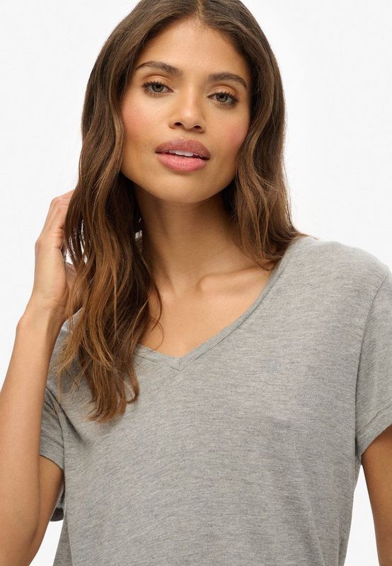 Superdry - Studios Slub - T-shirt - Zwart - 100% Katoen