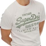Superdry - Vintage Logo Classic T-shirt - Zwart - Katoen