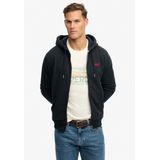 Superdry - ESSENTIAL LOGO ZIP HOODIE HB - Heren Trui - Eclipse Navy