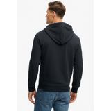 Superdry - ESSENTIAL LOGO ZIP HOODIE HB - Heren Trui - Eclipse Navy