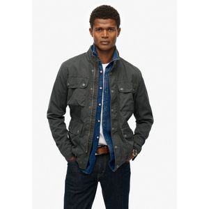 Superdry - Estate - Tussenjas - Kaki - Katoen