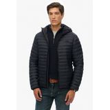 Superdry - Hooded Fuji Lite Jacket - Zwart - Polyester