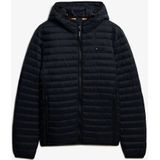 Superdry - Hooded Fuji Lite Jacket - Zwart - Polyester