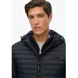Superdry - Hooded Fuji Lite Jacket - Zwart - Polyester