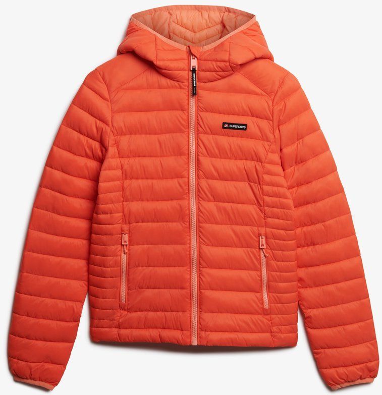 Superdry - HOODED FUJI LITE PADDED JACKET - Gewatteerde Jas - Hot Coral