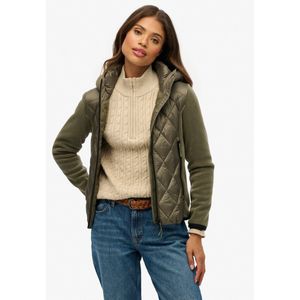 Jacks - Dusty Olive Green - Slim Fit - Lange Mouwen - Hoog Sluitende Kraag